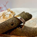 Original design sterling silver hand engraved branch ring, geometric gold plated twig ring, statement engagement ring, branch band for women