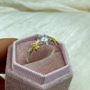 Moissanite Branch Ring: Hand-Carved Sterling Silver Maple Leaf Engagement Ring, Wedding Band, Forest  Style, Bridal gift